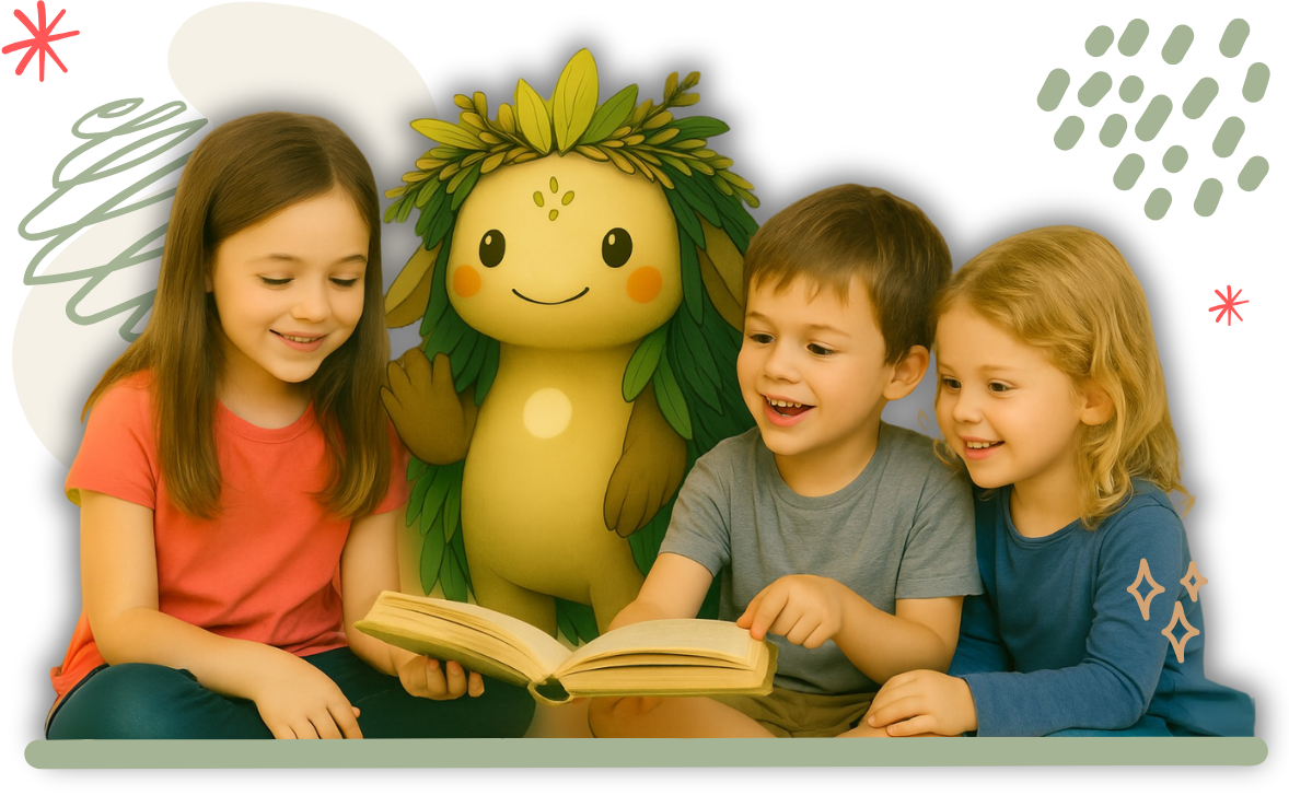 Ilustración Aqüíver: comunidad de familias y docentes aprendiendo con conexión emocional